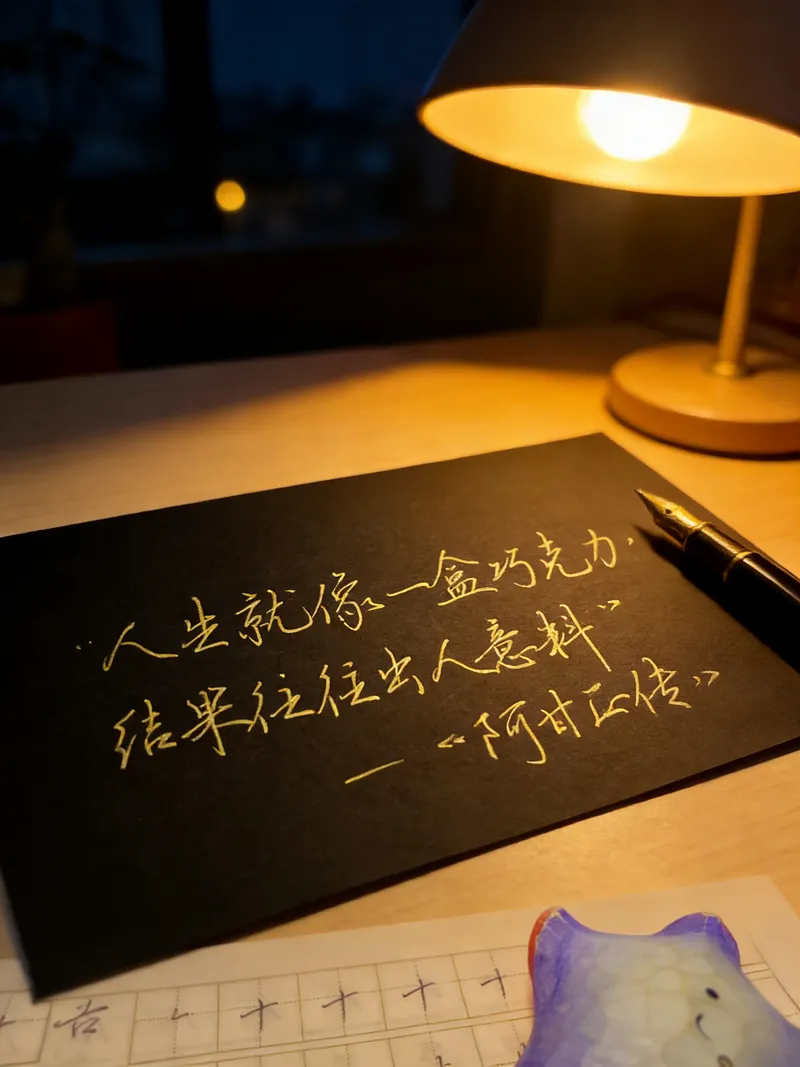 人生就像一盒巧克力